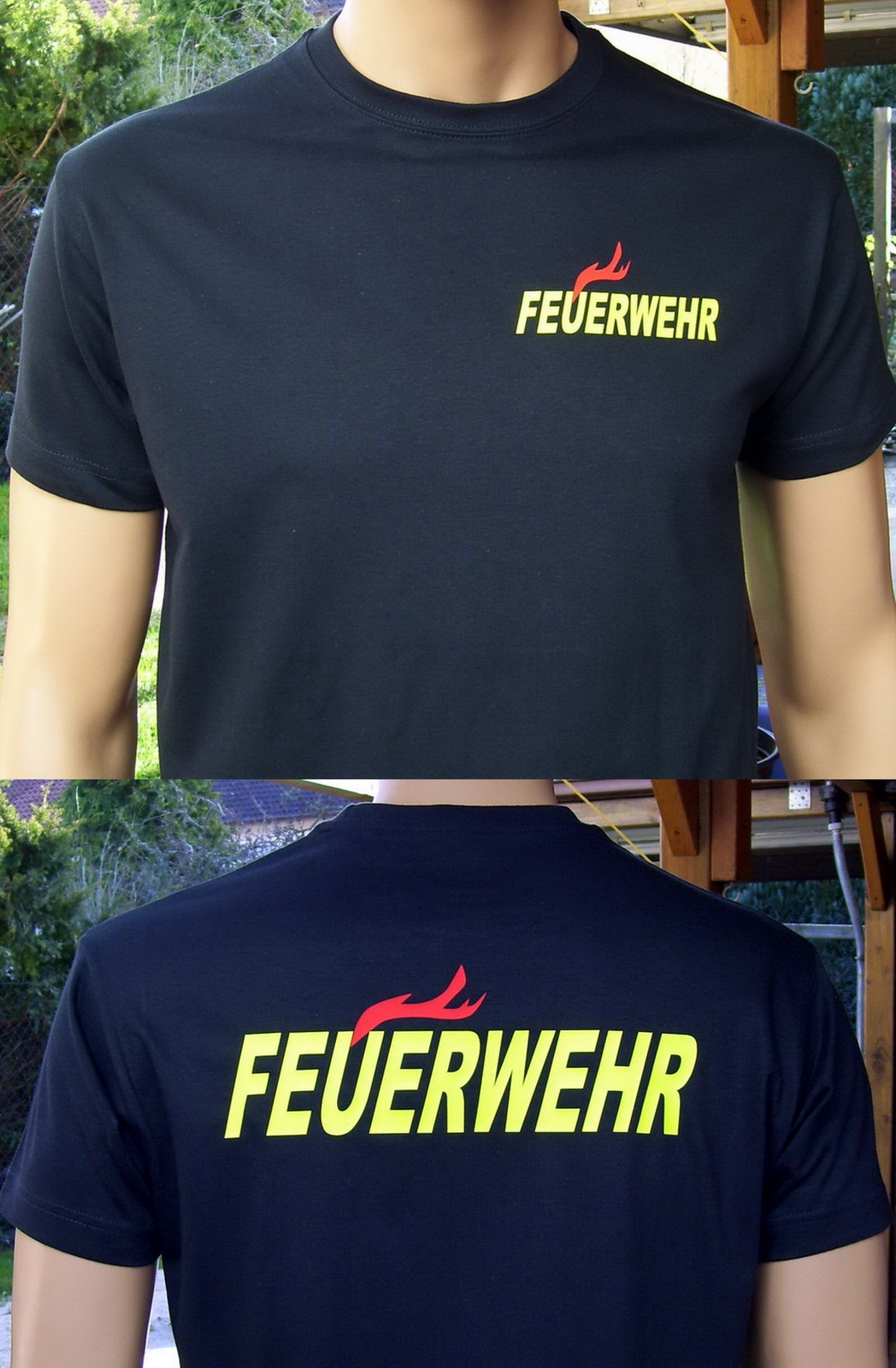 Freiwillige Feuerwehrjacke Kapuzenjacke FFW Jugend Feuerwehr Flame T-Shirt 40 